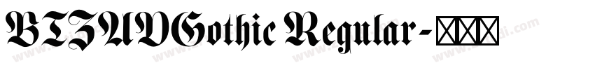 BIZUDGothic Regular字体转换